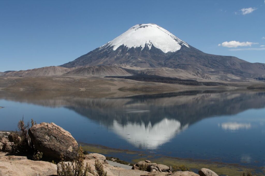 Vulcan Parinacota im Lauca NP in Nordchile, Foto: Matthias Köhler